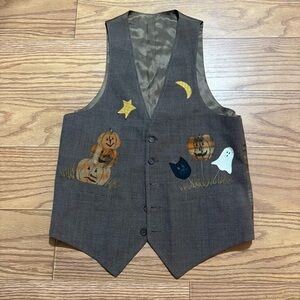 Vintage Halloween Vest Large